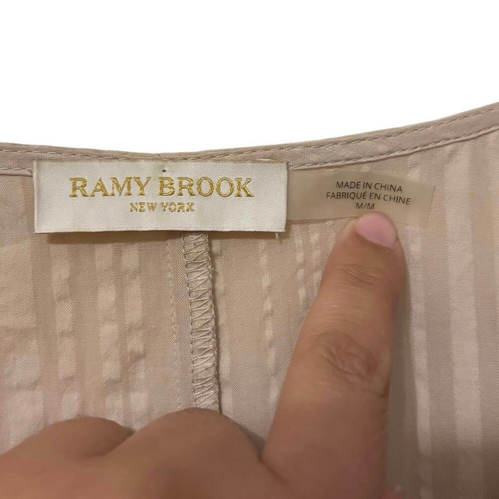Ramy Brook Tan Beige Zander Mini Dress Size Medium - Picture 4 of 7